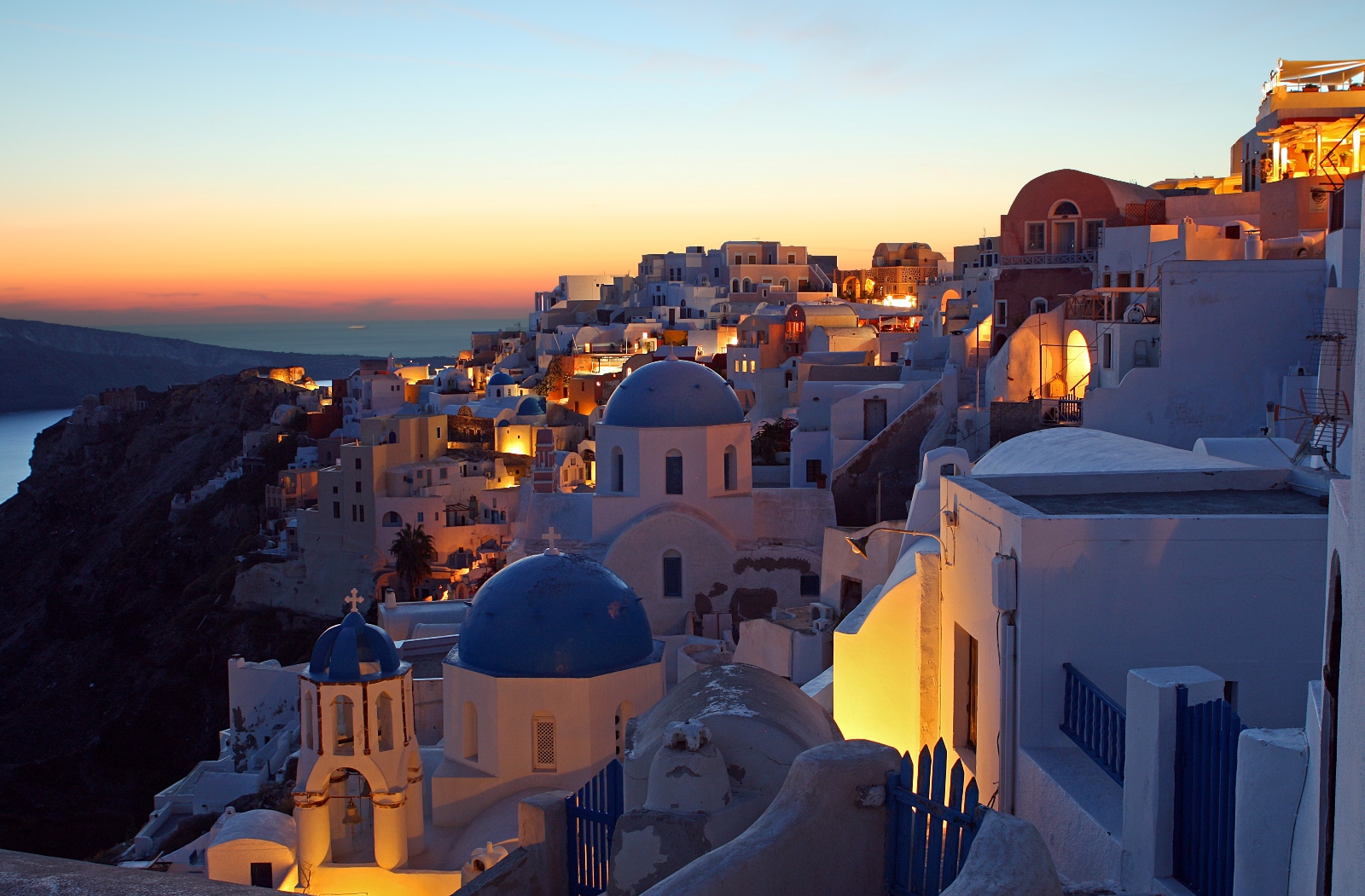 Blaue Stunde - Santorini
